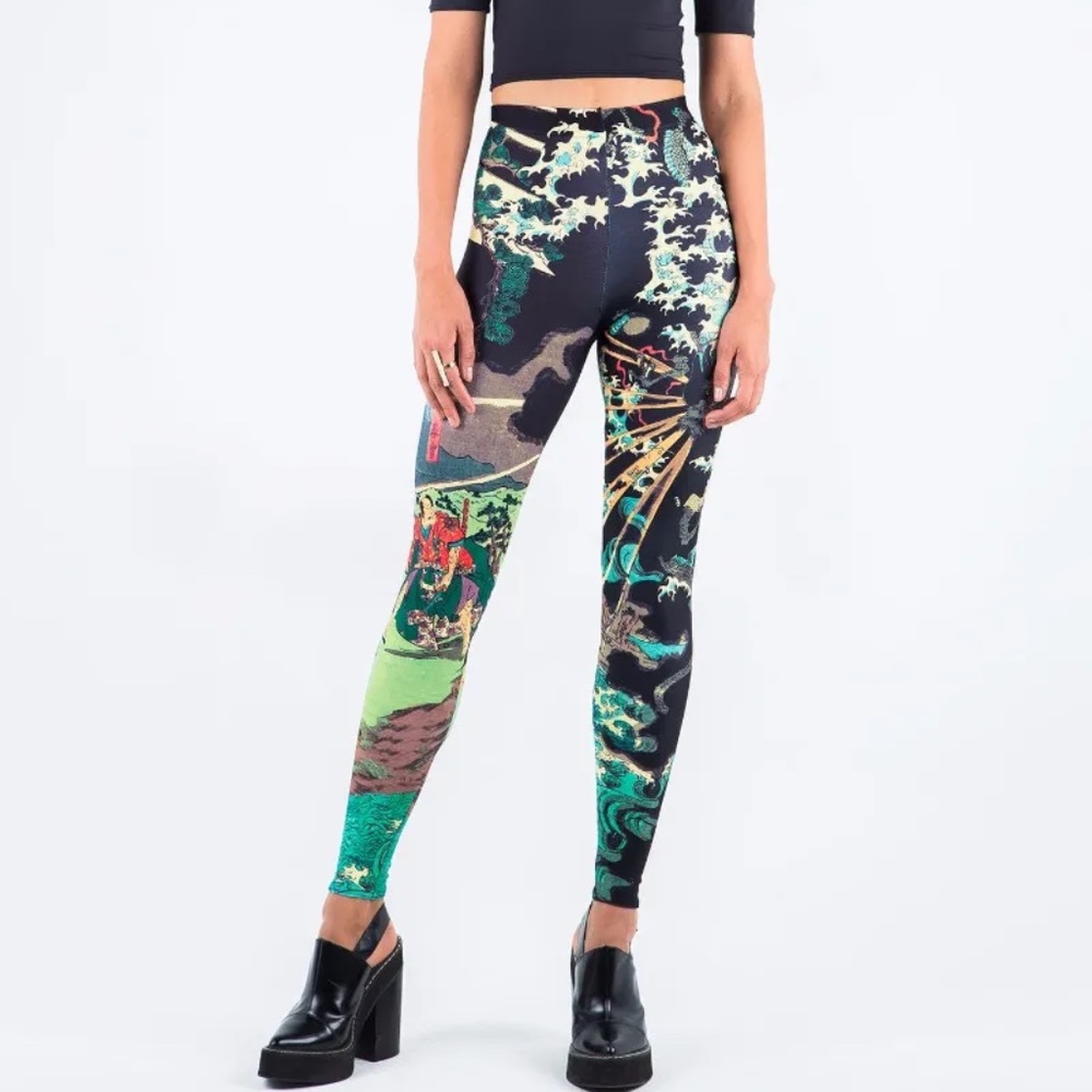Blackmilk Thunder God Toasties Leggings S